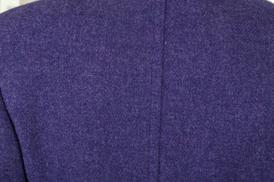 Lot 20 - Thierry Mugler Purple Wool Military Jacket - Size 46