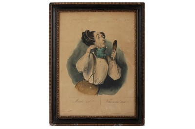 Lot 750 - Daumier: Maudit col!!