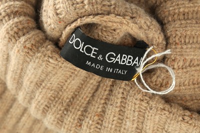 Lot 150 - Dolce & Gabbana Beige Patchwork Wool Jumper
