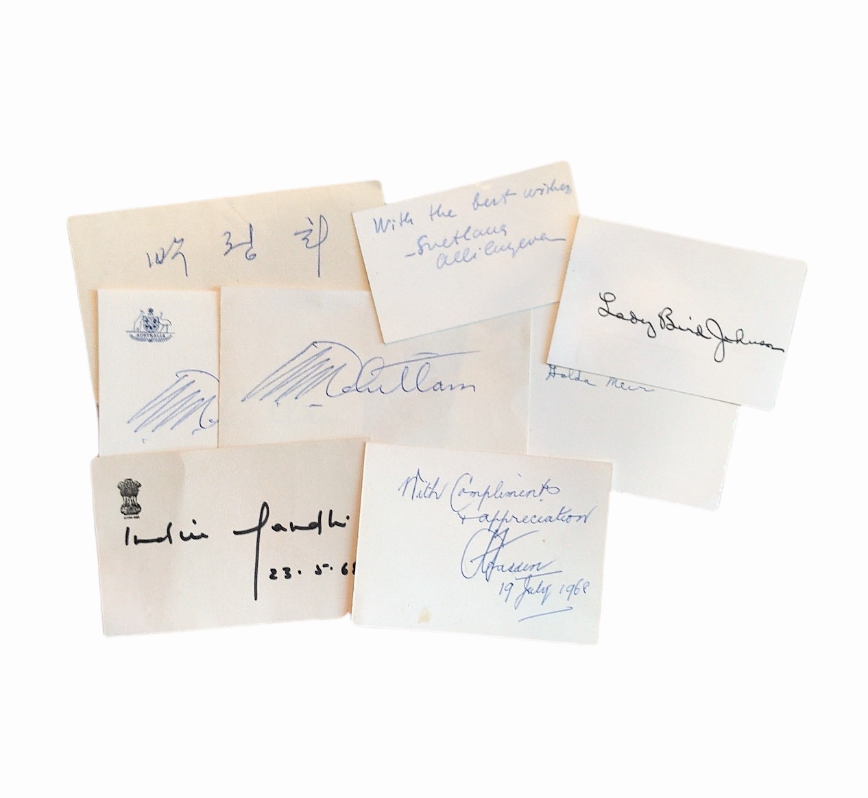 Lot 835 - Autograph Collection.- Foreign Politicians