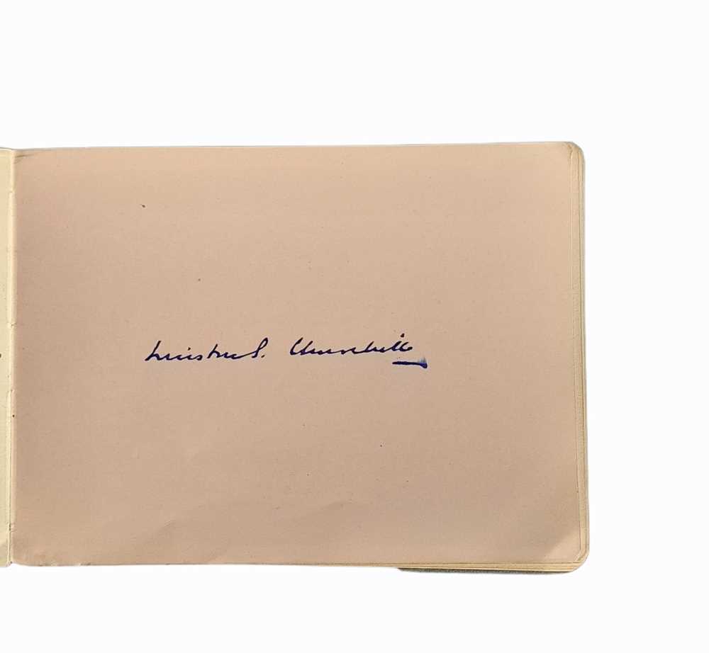 Lot 818 - Autograph Album.- Incl. Winston Churchill