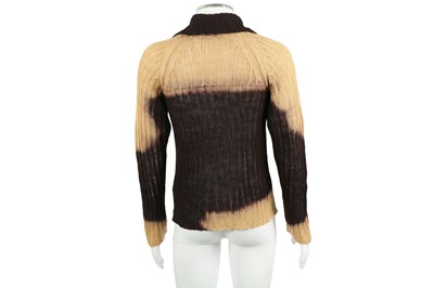 Lot 120 - Dolce & Gabbana Brown Gradient Knit Jumper - Size 44