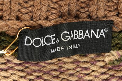 Lot 152 - Dolce & Gabbana Beige Wool Striped Knit Jumper - Size S