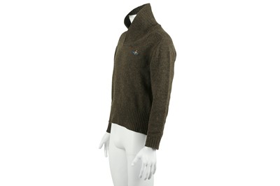 Lot 99 - Vivienne Westwood Olive High Neck Jumper - Size S