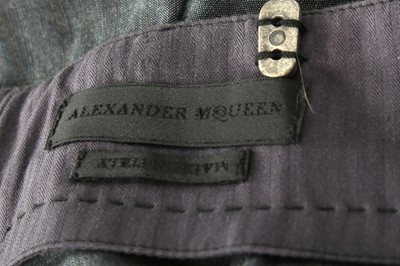 Lot 37 - Alexander McQueen Grey Pinstripe Trouser - Size 46