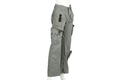 Lot 39 - Dolce & Gabbana Grey Military Cargo Trouser