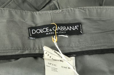 Lot 39 - Dolce & Gabbana Grey Military Cargo Trouser