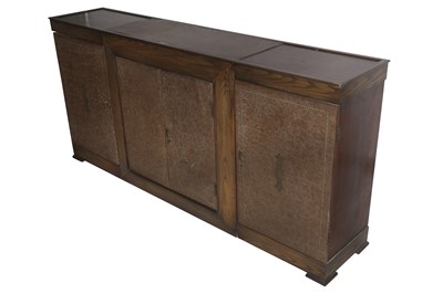 Lot 1065 - A CONTEMPORARY HARDWOOD SIDEBOARD, 21ST CENTURY