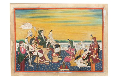 Lot 410 - THE COURT OF THE FIRST SIKH RULER, MAHARAJA RANJIT SINGH (1780 - 1839)
