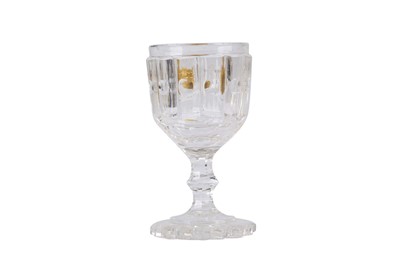Lot 191 - DESSERT WINE GLASS FROM THE PERSONAL TABLE SERVICE OF CZAR ALEXANDER I