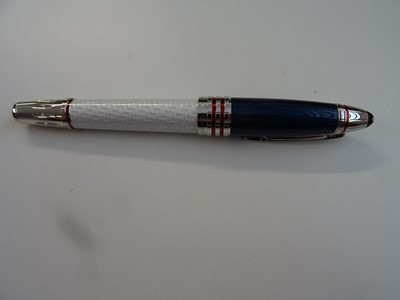 Lot 820 - A MONT BLANC SPECIAL EDITION JFK (JOHN F. KENNEDY) ROLLERBALL PEN