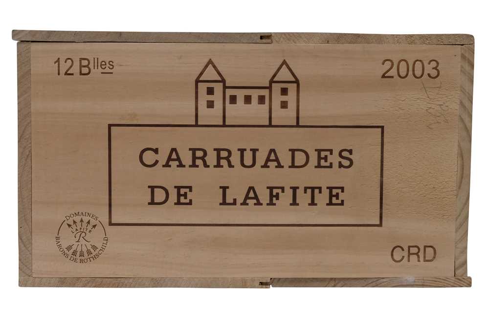 Lot 495 - Carruades de Lafite 2003