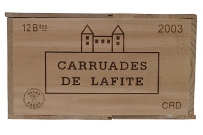 Lot 495 - Carruades de Lafite 2003