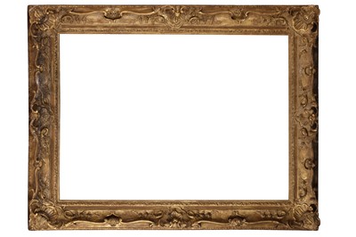 Lot 557 - A VICTORIAN TASTE GILT WOOD AND GESSO PICTURE FRAME, LATE 20TH CENTURY