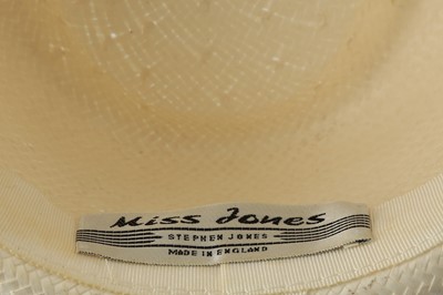 Lot 266 - Stephen Jones Millinery White Pork Pie Hat