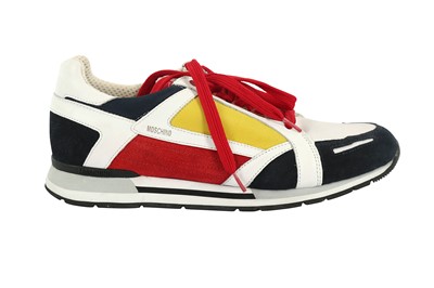 Lot 264 - Moschino Tri Colour Trainer - Size 41