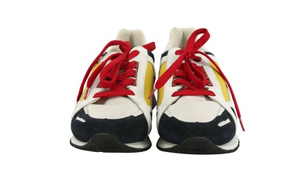 Lot 264 - Moschino Tri Colour Trainer - Size 41