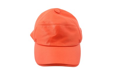 Lot 263 - Hermés Orange Oran H Logo Baseball Cap - Size 58