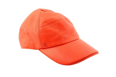 Lot 263 - Hermés Orange Oran H Logo Baseball Cap - Size 58
