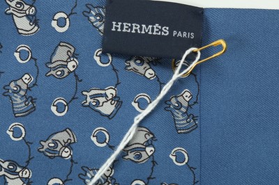 Lot 50 - Two Hermés Foulard Patterned Silk Scarves