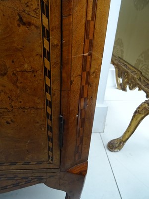 Lot 242 - A FRENCH BURR WOOD AND INLAID SECTRETAIRE A ABBATANT, LATE 19TH CENTURY