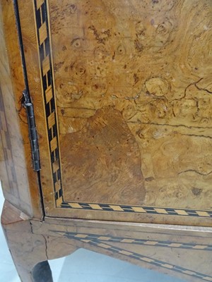 Lot 242 - A FRENCH BURR WOOD AND INLAID SECTRETAIRE A ABBATANT, LATE 19TH CENTURY