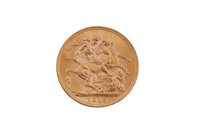 Lot 771 - A GEORGE V FULL GOLD SOVEREIGN, DATED 1915