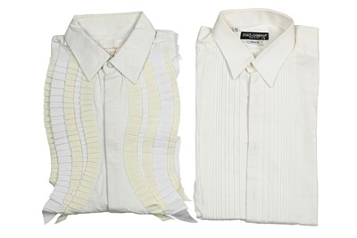 Lot 269 - Two White Cotton Dress Shirts - Size 39