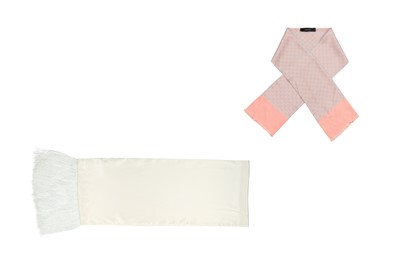 Lot 12 - Two Gucci Silk Tassel Scarves