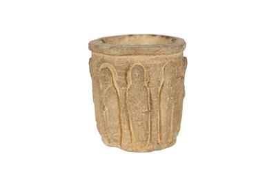 Lot 177 - A SMALL ROMANESQUE STYLE COMPOSITION VESSEL