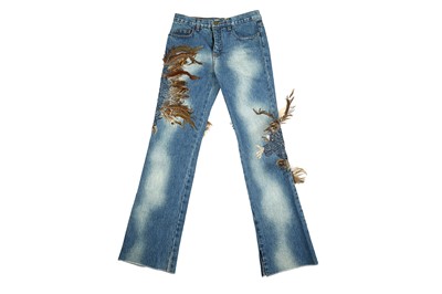 Lot 68 - Roberto Cavalli Blue Stonewash Denim Jeans - Size XS
