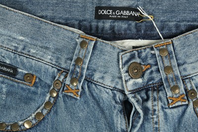 Lot 71 - Dolce & Gabbana Blue Hawaii Jeans - Size 44
