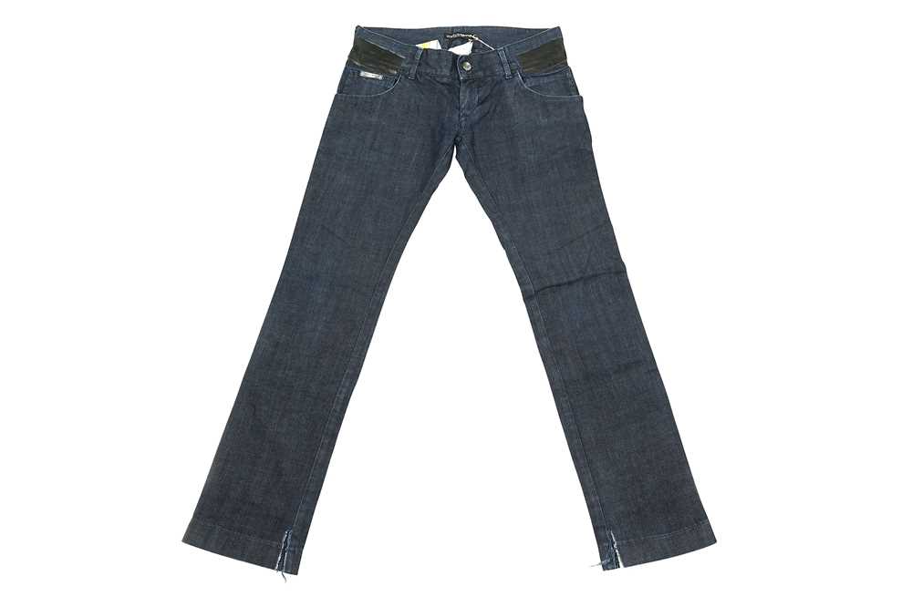 Lot 74 - Dolce & Gabbana Dark Blue Jeans - Size 44