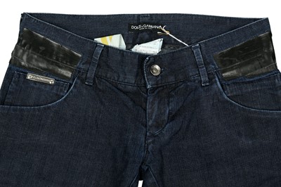 Lot 74 - Dolce & Gabbana Dark Blue Jeans - Size 44