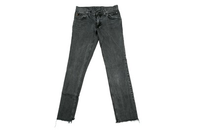 Lot 253 - Gucci Black Faded Denim Jeans - Size 44