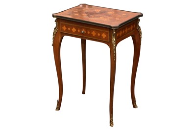 Lot 262 - A LOUIS XV STYLE KINGWOOD TABLE, LATE 20TH CENTURY