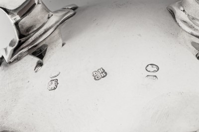 Lot 613 - A Victorian sterling silver four-piece tea and coffee service, London 1847 by Daniel and Charles Houle
