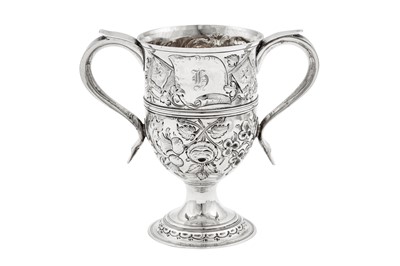 Lot 670 - A George III sterling silver twin handled cup, London 1808 by Peter and William Bateman