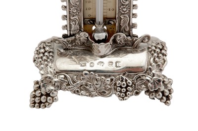 Lot 162 - AN EARLY VICTORIAN STERLING SILVER SMALL THERMOMETER, BIRMINGHAM 1840 BY JOSEPH WILMORE