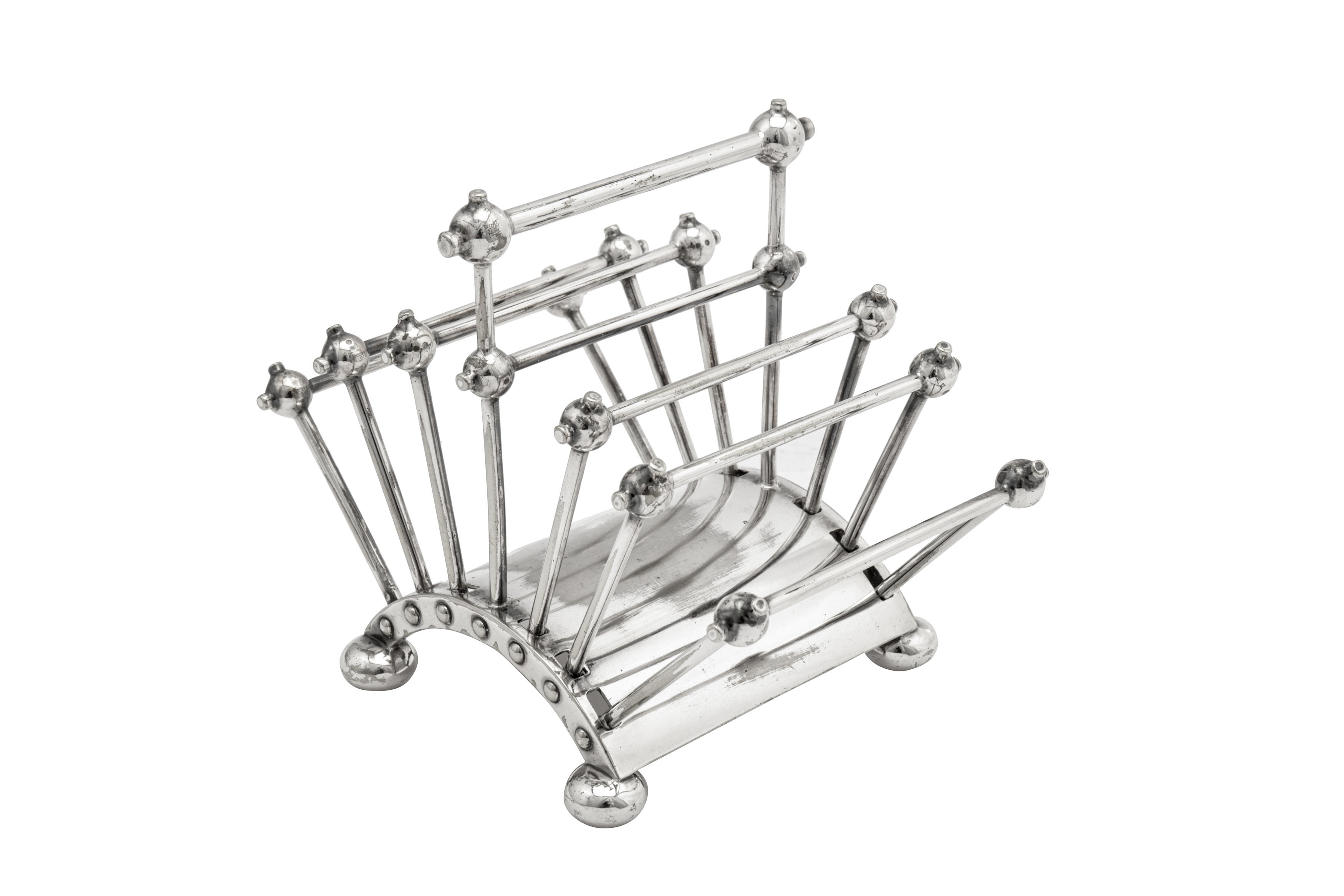 Christopher Dresser, Toast rack, British, Birmingham and London