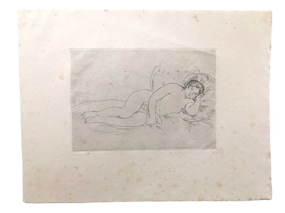 Lot 261 - Renoir: Femme nue couché