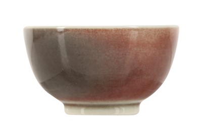 Lot 200 - A CHINESE PEACH BLOOM-GLAZED BOWL.