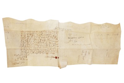 Lot 776 - Restoration Interest- Indenture from the Reign of Charles II