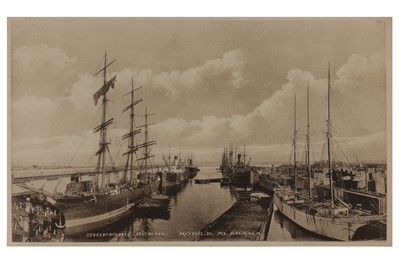 Lot 98 - Postcards album, USA and Canada views, c.1890s