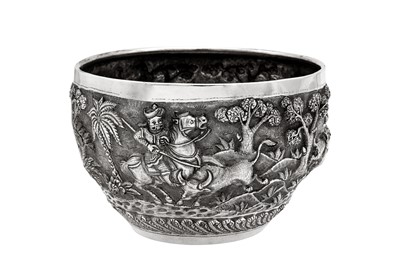 Lot 163 - A late 19th /early 20th century Anglo – Indian unmarked silver bowl, probably Poona circa 1900