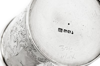Lot 136 - A mid-19th century Indian Colonial silver small mug, Calcutta circa 1860 by Charles Nephew and Co (active 1848-70)
