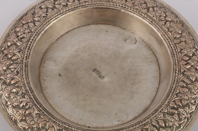 Lot 206 - A mid-20th century Cambodian unmarked silver footed bowl, circa 1950