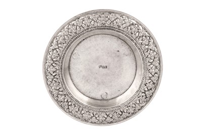 Lot 206 - A mid-20th century Cambodian unmarked silver footed bowl, circa 1950