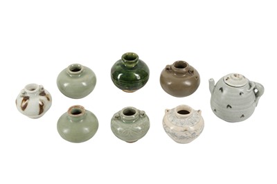 Lot 581 - EIGHT SMALL CHINESE JARS.