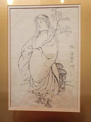 Lot 456 - A COLLECTION OF JAPANESE PRINTS AND DRAWINGS.